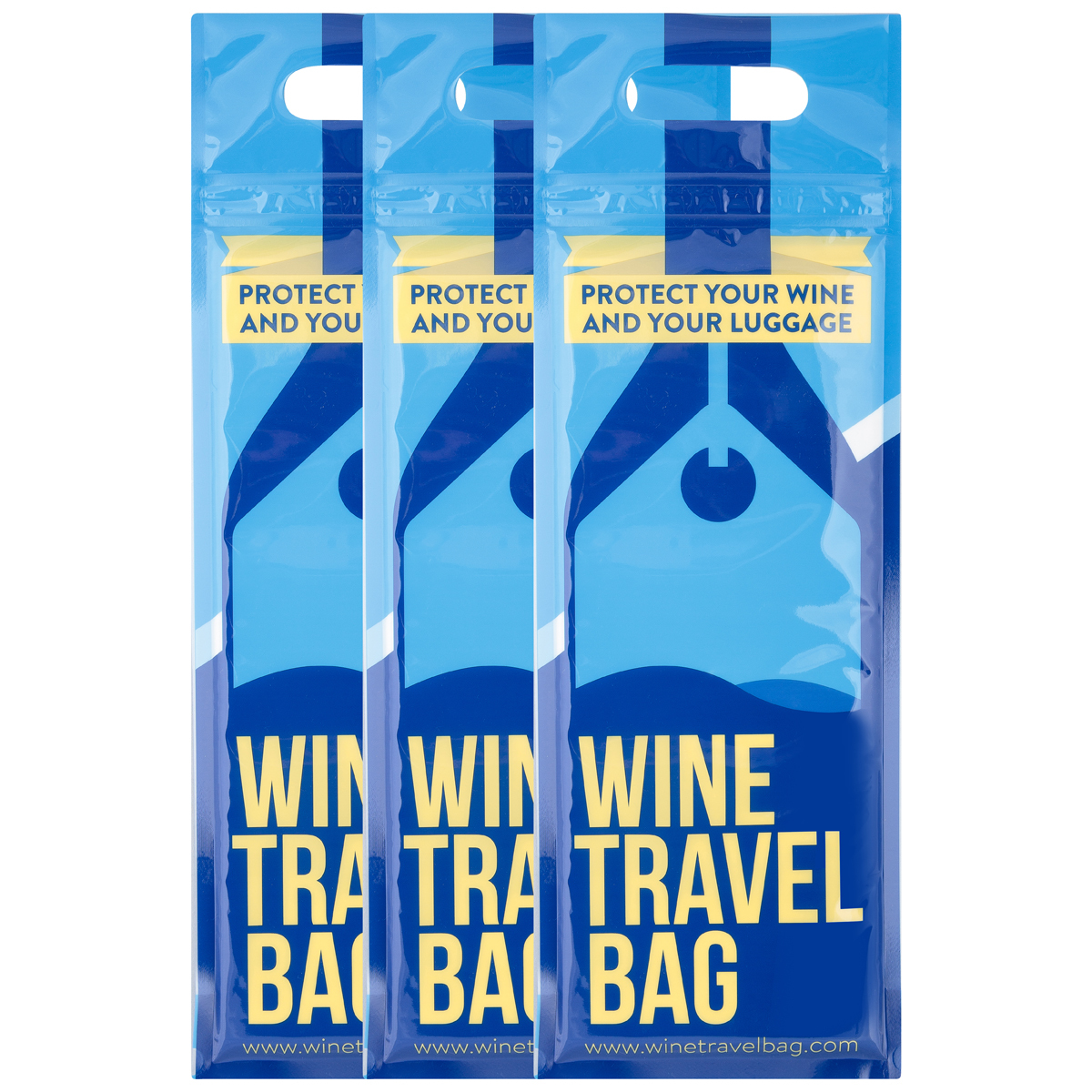 Wine Travel Bag 3 Pack the safest way to travel with wine