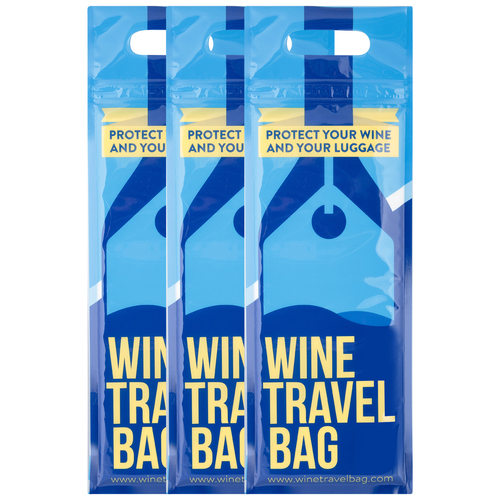 Wine Travel Bag 3 Pack the safest way to travel with wine